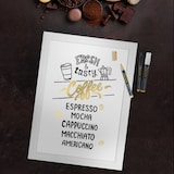 thumbnail of Securit® "Woody“ Wandtafel – Weiß lackiertes Holz – 2 Kreidemarker und Befestigung inklusive – 30x40cm