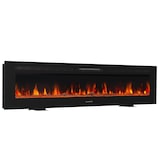 thumbnail of KAMINIO Chimenea eléctrica MARLON - Chimenea eléctrica 3 en 1 con calefacción, efecto de llama 3D, 12 colores de llama, control remoto - 70 pulgadas