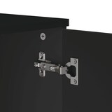 thumbnail of vidaXL Sideboard VIKEN Schwarz 80x40x80 cm Holzwerkstoff
