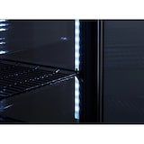 thumbnail of Vitrina bebidas y pastelería doble temperatura 68 litros 4 caras cristal negra +2/+10 °C – +30/+90 °C 44,7x40x89,4h cm