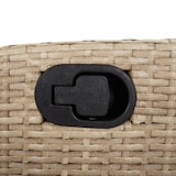 thumbnail of vidaXL Tuinstoelen 2 st verstelbaar met kussens poly rattan beige
