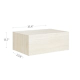 thumbnail of SalesFever Couchtisch in Travertin-Optik | 90 x 60 cm | rechteckig | MDF mit Melaminfolie | B 90 x T 60 x H 35 cm | beige