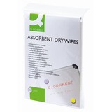 thumbnail of Q-Connect® KF04506 Reinigungstücher - trocken, 20 Tücher