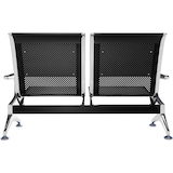 thumbnail of Banc d'attente Airport similicuir Noir / Noir/2 places