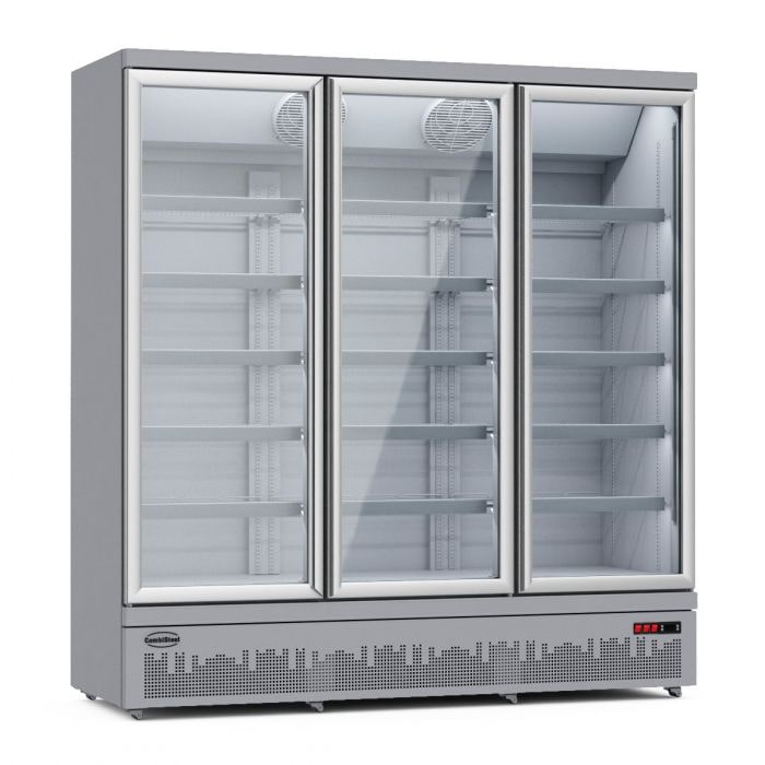 Kühlschrank mit 3 Glastüren