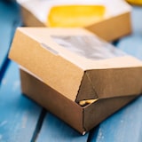 thumbnail of BIOZOYG 250 Stück braune Karton-Schachteln 600ml Geschenkboxen Pralinenschachteln, Kuchenverpackungen, mit Bio-Fenster für Patisserie und Pralinen