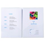 thumbnail of EXACOMPTA Sachet de 10 pochettes-coin double poche polypropylène 20/100e. Format A4/A3. Coloris incolore