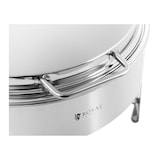 thumbnail of Helloshop26 - Professionele warmhoudschaal met platte bodem (roestvrij staal 5,8 liter afmetingen: φ 390 x 65 mm hittebestendige 14_0004241