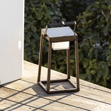 thumbnail of Lumisky Verona 30 cm hohe, batteriebetriebene Solarlaterne Aluminium Braun