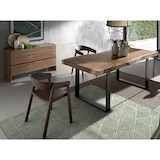 thumbnail of Angel Cerdá  Cómoda com forma hexagonal feita de MDF folheado a nogueira com três gavetas frontais 7073C