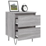 thumbnail of Table de chevet sonoma gris 40x35x50 cm bois d’ingénierie – Modèle Essence Pure