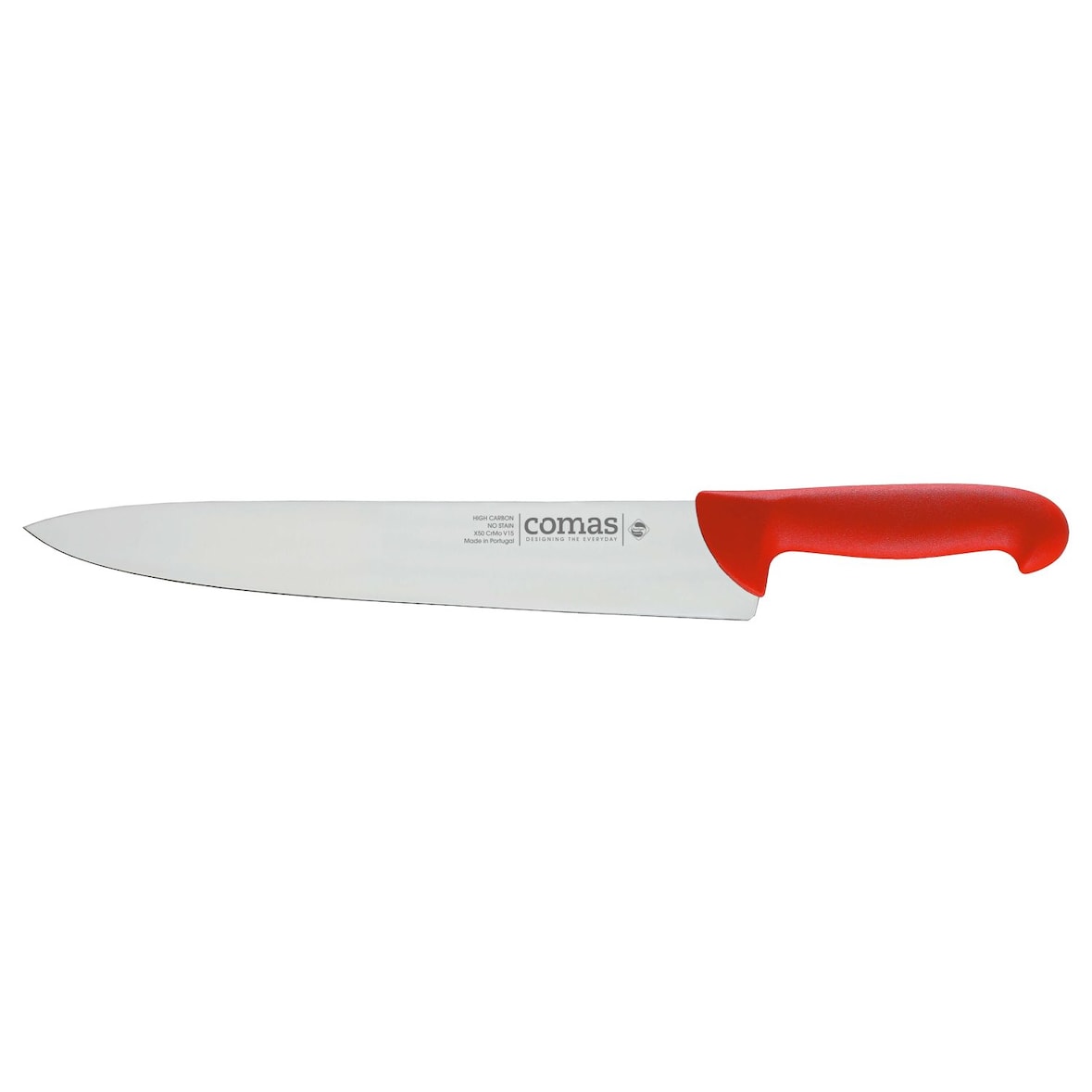 Comas Faca Chef 300 Vermelho Modelo Carbon