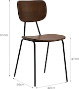 thumbnail of METRO PROFESSIONAL Chaise de restaurant Andria, set de 2, bois courbé, marron