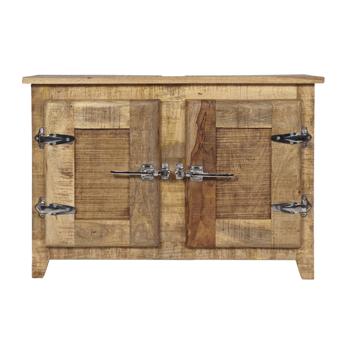 SIT Möbel Badkameronderkast | 2 deuren | naturel gelakt mangohout | B 88 x D 31 x H 60 cm | 02507-01 | Serie FRIGO