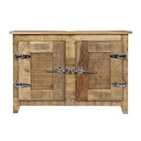 thumbnail of SIT Möbel Badkameronderkast | 2 deuren | naturel gelakt mangohout | B 88 x D 31 x H 60 cm | 02507-01 | Serie FRIGO