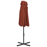 thumbnail of vidaXL Parasol met aluminium paal 460x270 cm terracotta