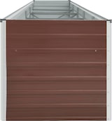 thumbnail of vidaXL Garten-Hochbeet Verzinkter Stahl 400×80×77 cm Braun