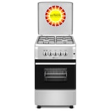 thumbnail of Solthermic F5S40G2I Cocina Acero Inoxidable / 4 Fuegos Con Encendido Automatico / Horno Con Grill / Gas Butano Y Gas Ciudad