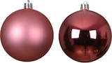 thumbnail of 4 Weihnachtskugeln 10cm Kunststoff klassisch & bruchsicher Christbaumkugeln Weihnachtsbaumkugeln Christbaumschmuck Weihnachtsbaumschmuck Blütenrosa