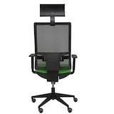 thumbnail of Horna Silla  y  Respaldo alto de malla transpirable con cabecero y asiento tapizado en tejido BALI color pistacho (CON CABECERO INCLUIDO)