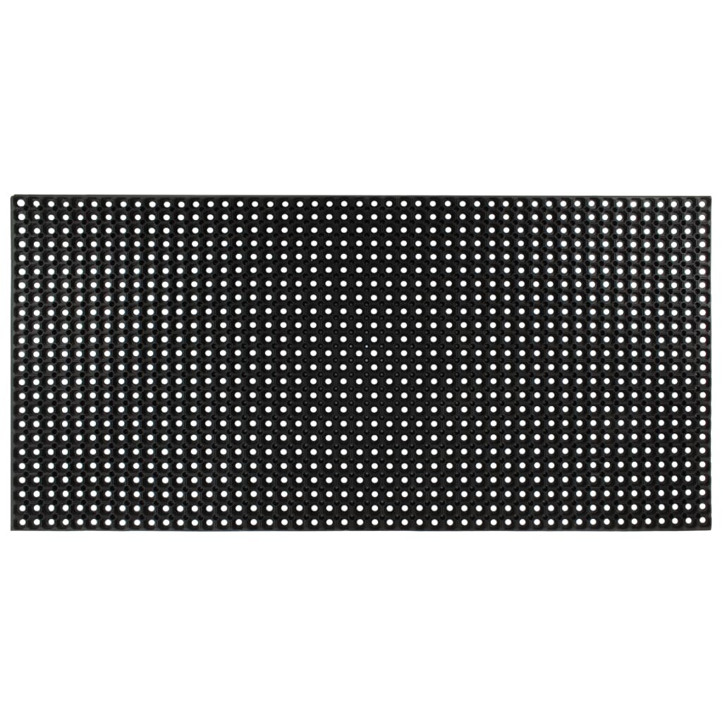 vidaXL Rubbermat 22 mm 100x200 cm