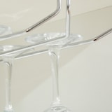 thumbnail of Aparador de Cocina con Botellero para 20 Botellas Armario Auxiliar con 1 Puerta de Cristal Estantes y Soporte de Copas de Vino 80x36x85 cm