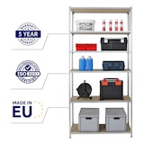 thumbnail of PROREGAL Étagère charge lourde GIANT MULI | HxLxP 250x110x40cm | 200kg par niveau | Galvanisé | Étagère robuste de Garage