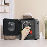 thumbnail of Wäschetrockner 3/4,5 kg mit 830W in Grau, 5 Trocknungsprogrammen und Überhitzungsschutz – platzsparend und energieeffizient für jeden Haushalt