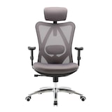 thumbnail of SIHOO bureaustoel bureaustoel, ergonomisch, verstelbare lendensteun, 150kg belastbaar ~ zonder voetsteun, grijs