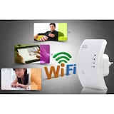thumbnail of Relais Wifi Amplificateur Signal Point D'Accès Ap Adaptateur Mural Ethernet Wps YONIS