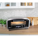 thumbnail of Unold 68916 Pizzaofen Enzo elektrisch bis 500 °C mit Schubladentür inkl. Pizzaschieber und Cordierit Pizzastein IPX4 Schutz Outdoor 2.100 Watt