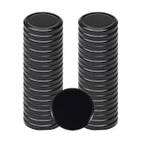thumbnail of Tampas metálicas universais pretas 53mm - 50 unid para frascos de compotas e conservas