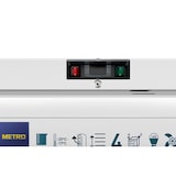 thumbnail of METRO PROFESSIONAL Glastürkühlschrank GRE6600G, Glas/Aluminium, 77.5 x 72 x 188.5 cm, 380 L, weiß