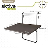thumbnail of Mesa plegable balcón multiposición Aktive