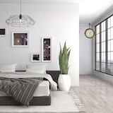 thumbnail of Relaxdays Bahnhofsuhr doppelseitig, New York, Retro, Batterie, analog, Wanduhr Vintage Deko, HBT 34 x 35 x 10 cm, braun