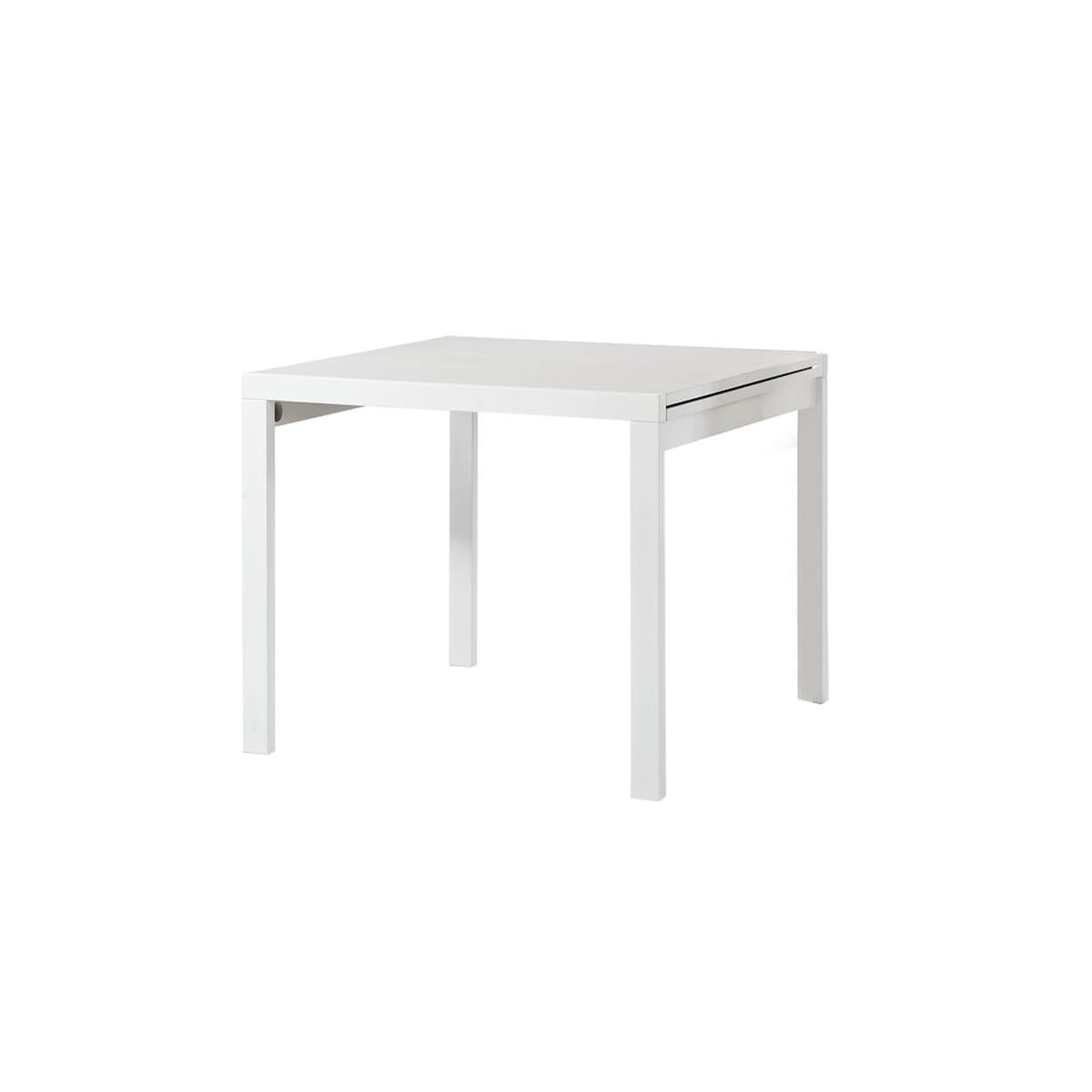 MEYER Tavolo Da Pranzo Moderno Di Design Allungabile A Libro Frassinato 90x90/180 colore Bianco
