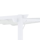 thumbnail of Gazebo Pergola 3x3 M Pergolato Con Telo Bianco Impermeabile Retrattile Richiudibile Struttura In Acciaio Per Giardino Terrazzo Piscina Esterno Fiere