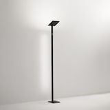 thumbnail of Piantana Moderna Quadra Alluminio Nero Acrilico Led 24W Cct 3000/4000/6000K