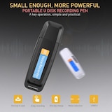 thumbnail of Micro Espion Enregistreur Vocal USB Rechargeable Support Carte TF 32GB Noir YONIS