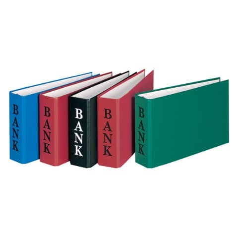 Bankordner, A6, 2-Ring, 30mm, sortiert