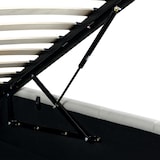 thumbnail of Cama tapizada Ladia Crema/180 cm