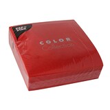 thumbnail of PAPSTAR 700 Servietten, 3-lagig 1/4-Falz 33 cm x 33 cm rot
