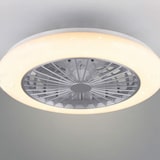 thumbnail of Ventilateur Plafond Lumière LED 30W Ø50cm - Éclairage Dimmable, Télécommande Effet Ciel Etoilé - Trio Lighting