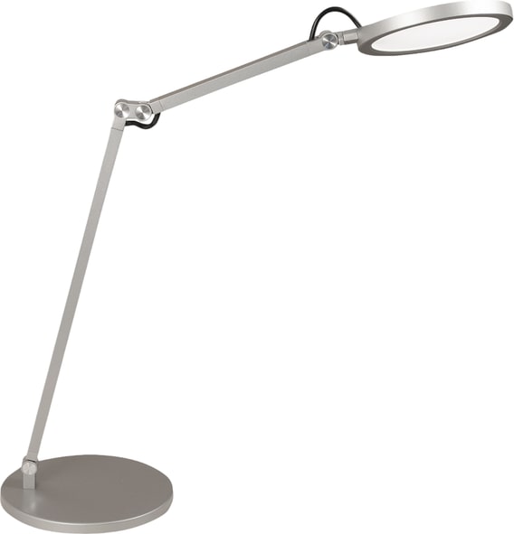 Regina - Verstellbare Tischleuchte aus Aluminium von Fabas Luce - Integrierte 9-W-LED, berührungsempfindlich, dimmbar, CCT (3000K-4000K-5000K-6000K)