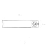 thumbnail of Licht-Erlebnisse LED Unterbauleuchte SOFT mit Steckdose Schalter funktionale Wandlampe Badezimmer Küche, 2326