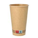 thumbnail of PAPSTAR 50 Trinkbecher, Pappe 0,4 l Ø 9 cm · 13,9 cm braun