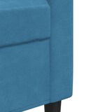 thumbnail of vidaXL 2-tlg. Sofagarnitur mit Kissen und Nackenrollen Blau Samt