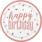 thumbnail of 16. Geburtstag Partyset Einweggeschirr roségold 48 tlg. Partygeschirr Teller Becher Servietten