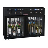 thumbnail of LA SOMMELIERE Erogatore sotto azoto. 6 bottiglie-2 zone. Per servizio vino al bicchiere e protezione delle bottiglie aperte. Inox. Larghezza 68cm.