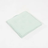 thumbnail of Almofada para cadeira de jardim, repelente à água, poliéster 180 gr, cor verde claro, 42 cm x 42 cm x 5cm